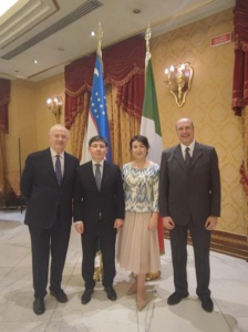 Ricevimento a Roma dell’Ambasciata uzbeka
